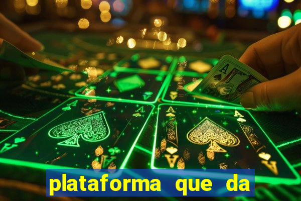 plataforma que da para depositar 1 real